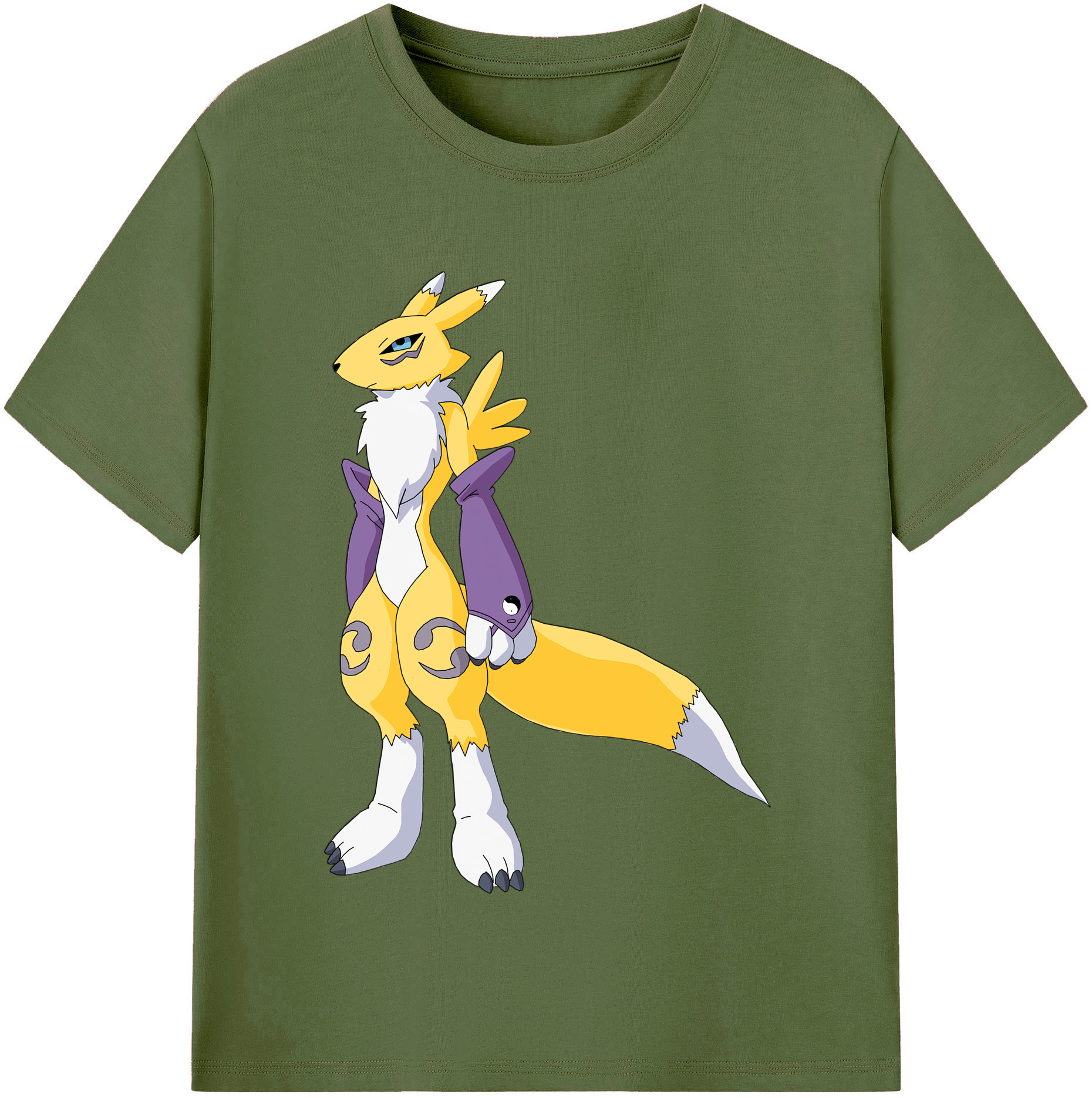 （画像用） Digimon デジタルモンスター/デジモン 綿100％半袖Tシャツ（フロントプリント）